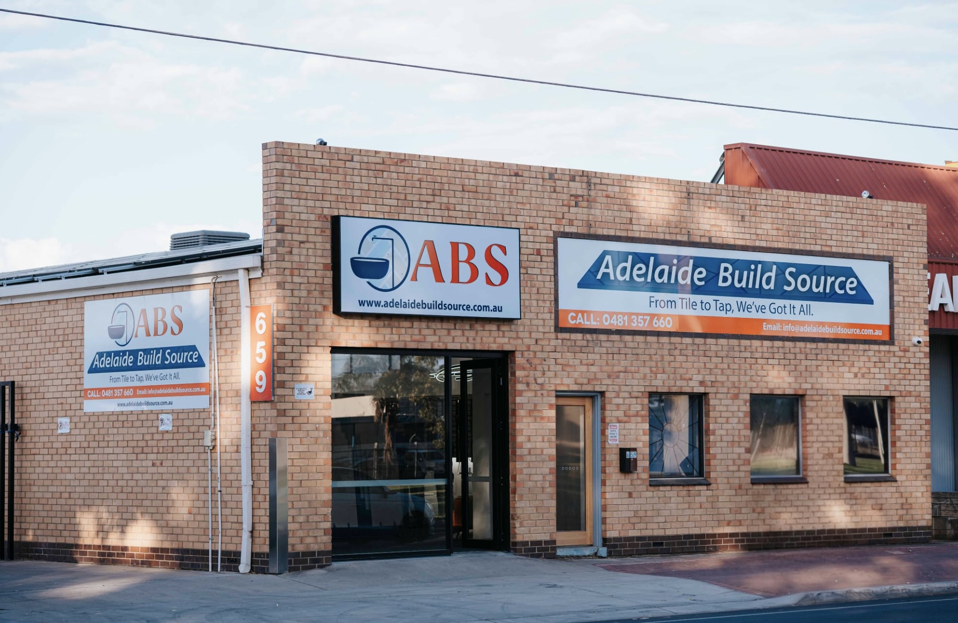 Adelaide Build Source storefront in Adelaide